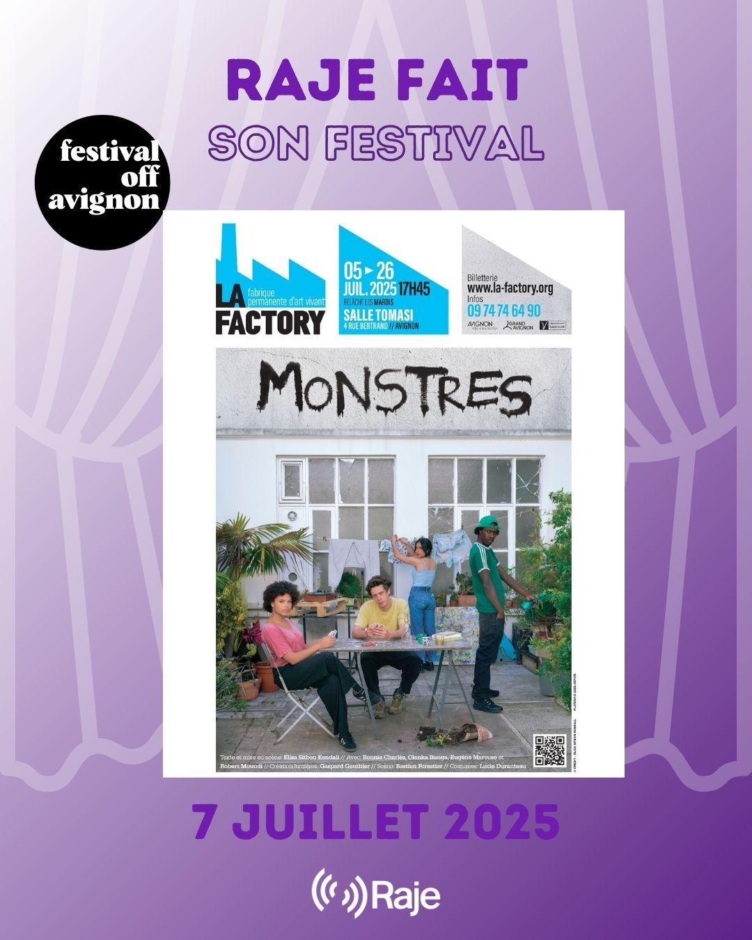 RAJE FAIT SON FESTIVAL JOUR #7 Elisa Sitbon Kendall pour MONSTRES